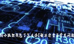 搜不到小狐狸钱包了怎么