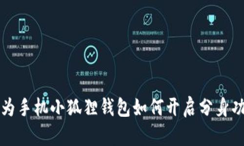 华为手机小狐狸钱包如何开启分身功能