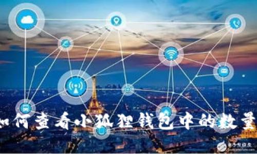 如何查看小狐狸钱包中的数量?